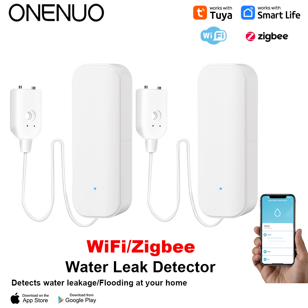 Home Security Monitoring - WiFi/Zigbee Water Sensor Tuya Leakage Alarm