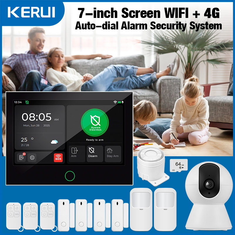Home Security News - KERUI NEW 4G+WiFi Wireless Home Alarm