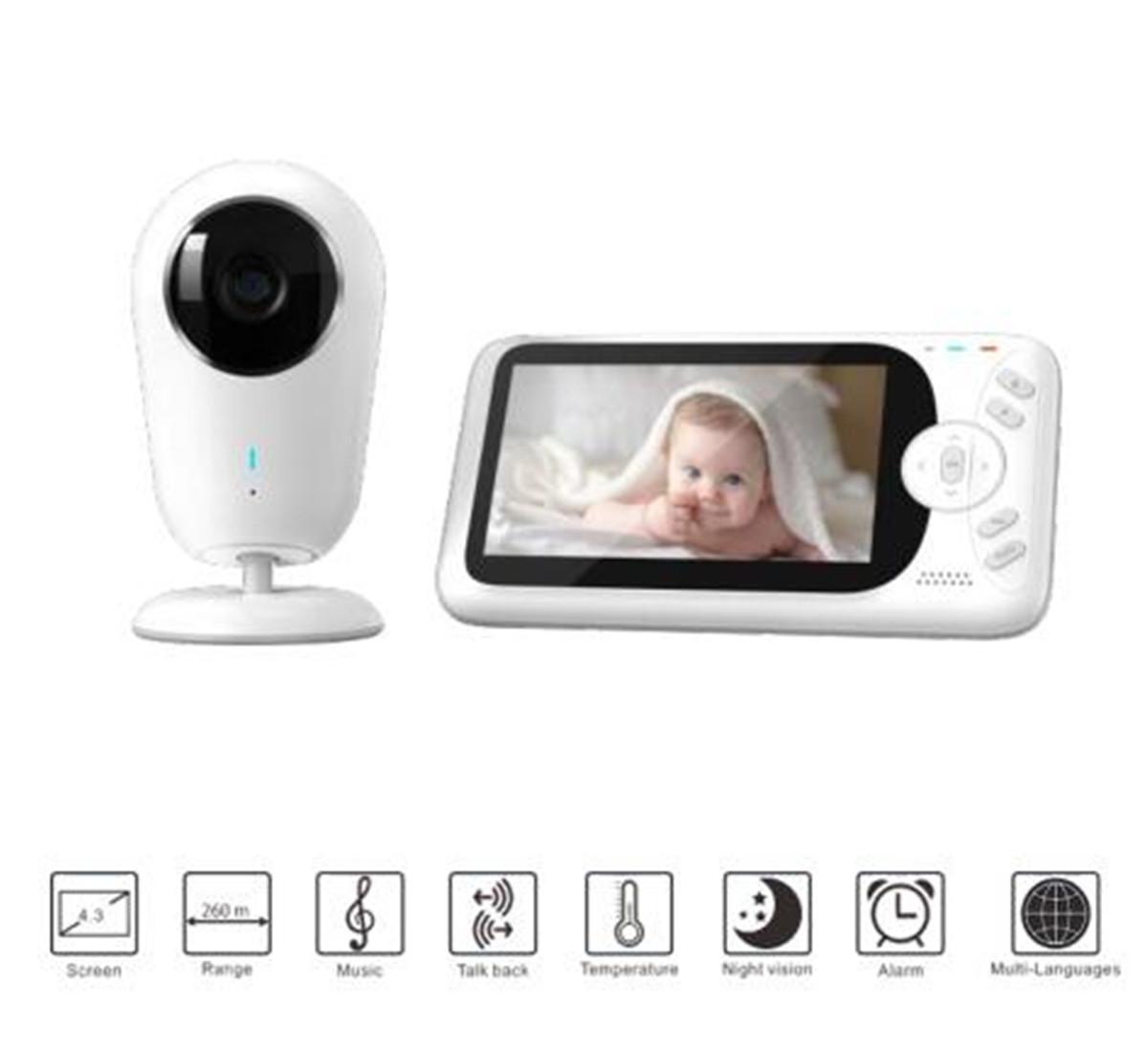 4.3inch 1080P Full HD Wireless - Home Security Wireless Camera review and price