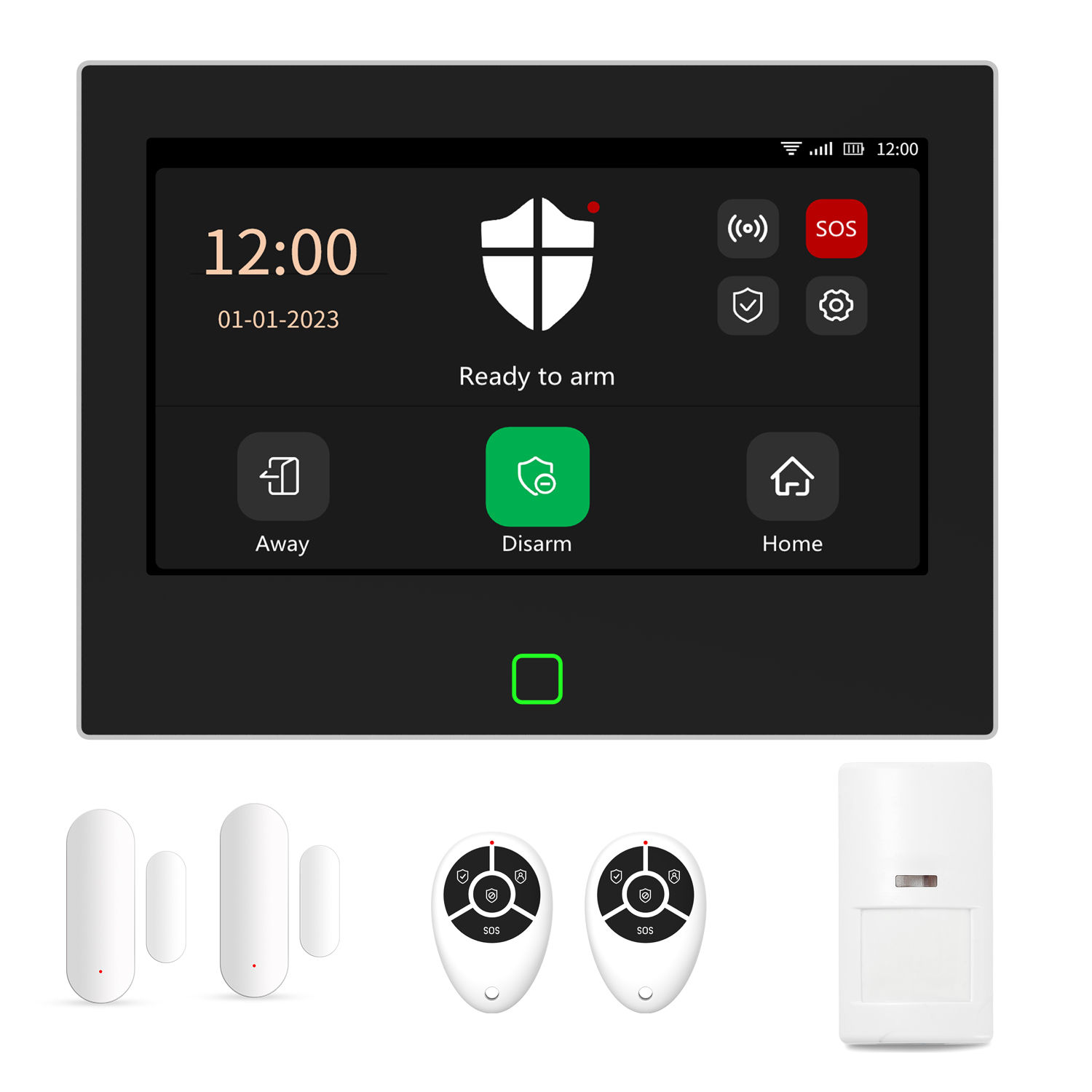 7 Inch Display Screen Full Tou - Home Security Zones review and price