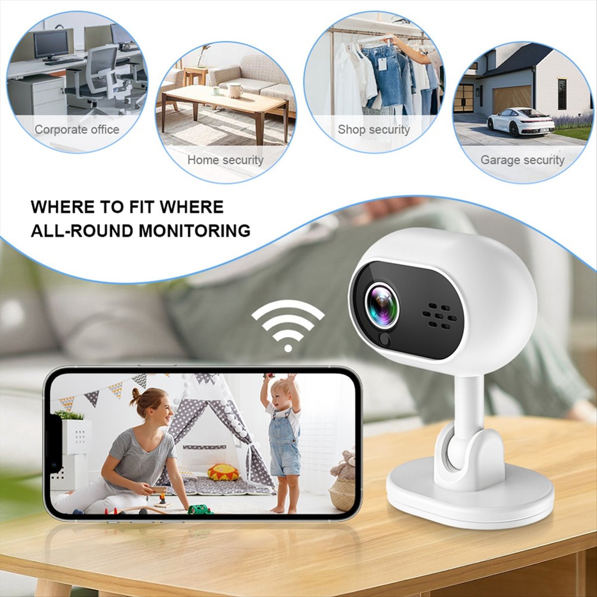 A4 1080P Smart Mini Wifi IP Ca - Home Security Wireless Camera review and price