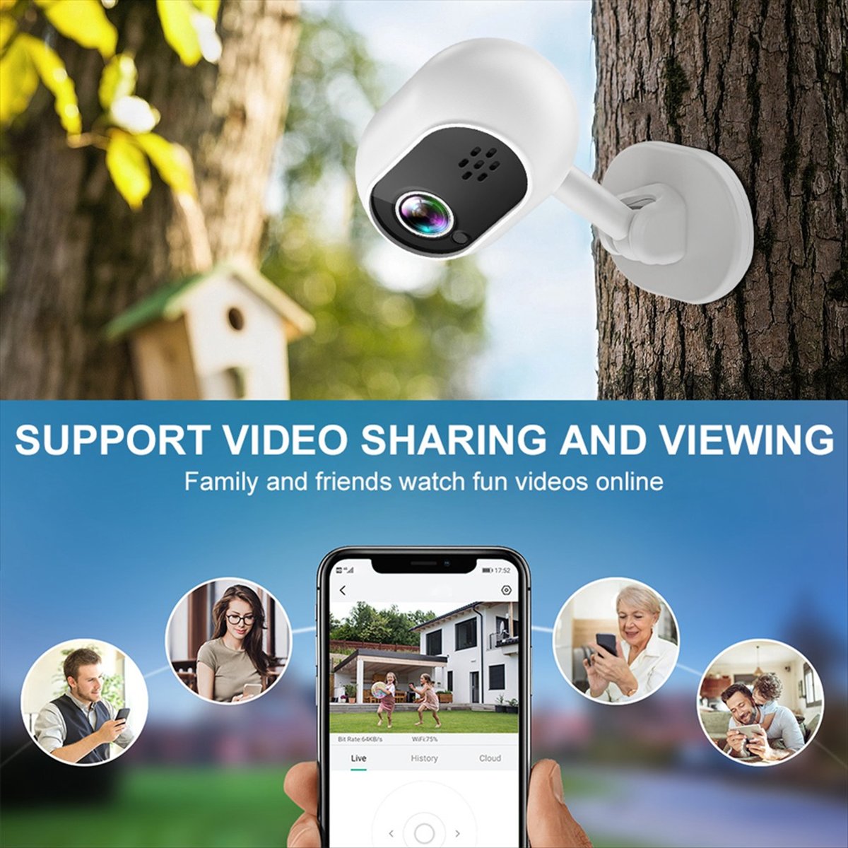 A4 1080P Smart Mini Wifi IP Ca - Home Security Wireless Camera review and price