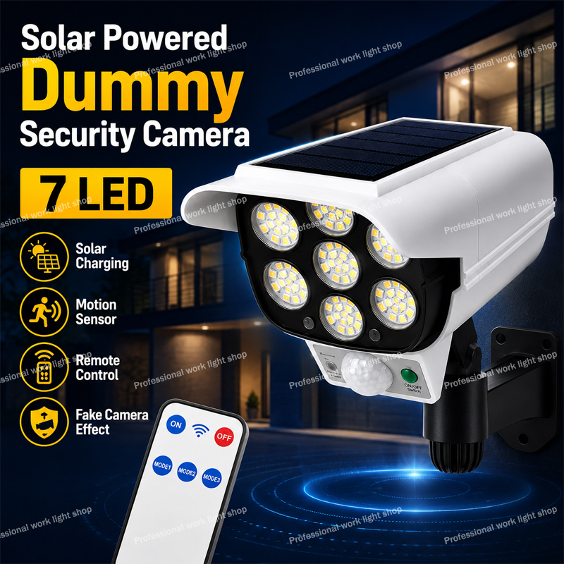 77 LED Solar Dummy Security Ca - Home Security Yard Sensors review and price