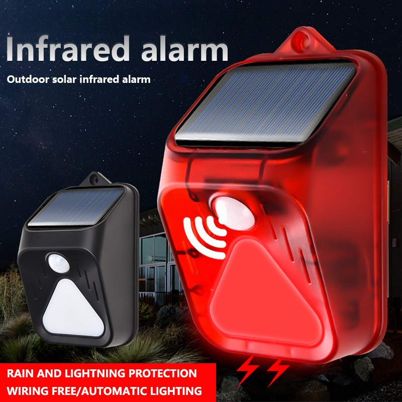 Solar Powered Waterproof Alarm - Home Security Yard Sensors review and price