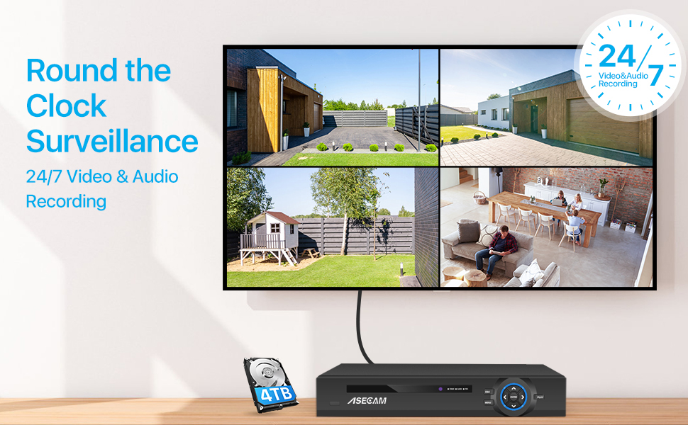 Super 8MP POE NVR Video Record - Home Security With Camera review and price