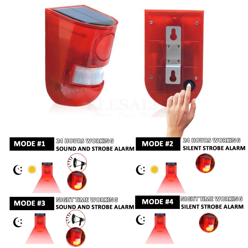 Waterproof Solar Powered Alarm - Home Security News review and price