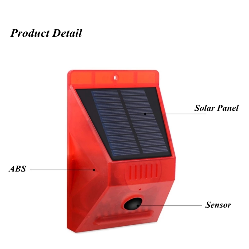 Solar Alarm Lamp with PIR Moti - Home Security Yard Sensors review and price