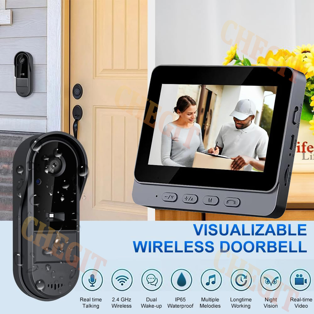 Wireless Wifi Doorbell Camera  - Home Security News review and price