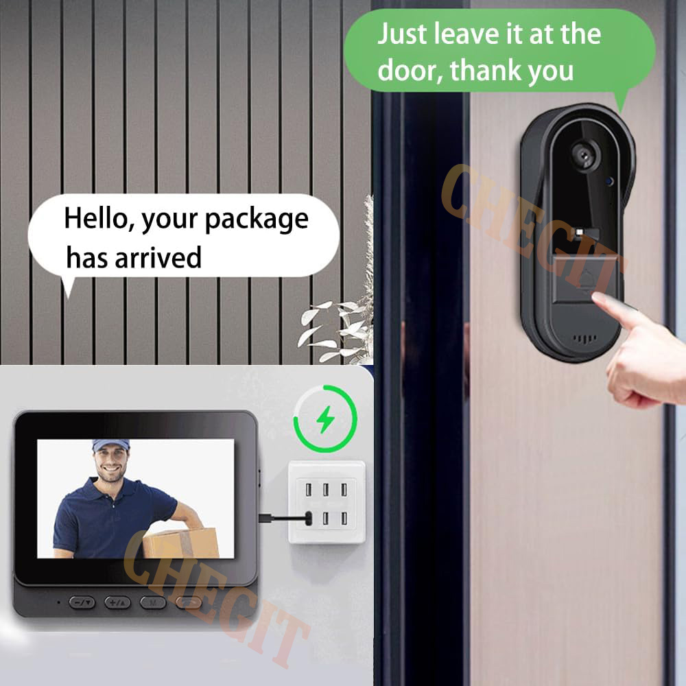 Wireless Wifi Doorbell Camera  - Home Security News review and price