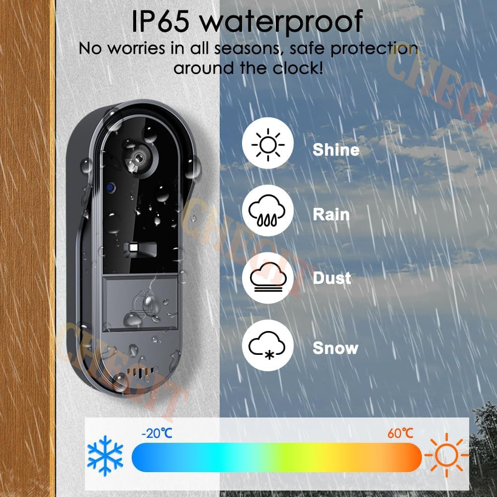 Wireless Wifi Doorbell Camera  - Home Security News review and price