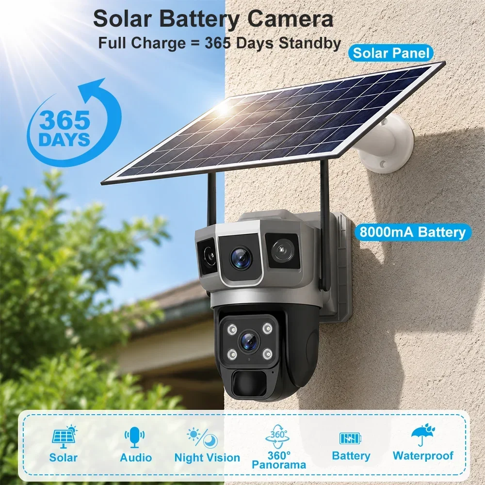 V380 4K 3 Screens 4G Camera So - Home Security News review and price