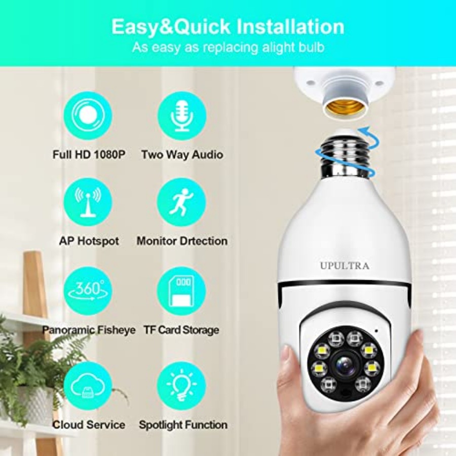 Light Bulb 1080P Security Wire - Home Security With Camera review and price