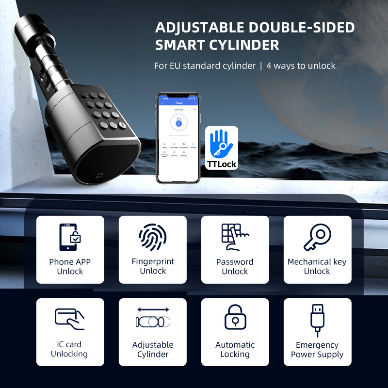 Smart Euro Cylindrical Door Lo - Home Security Packages review and price