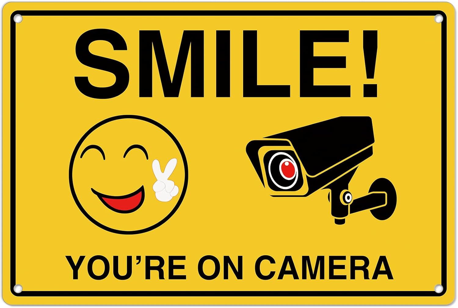 Smile Youre On Camera Signs ;  - Home Security With Camera review and price