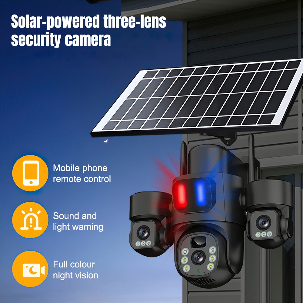Solar WiFi PTZ Camera Outdoor  - Home Security Wireless Camera review and price